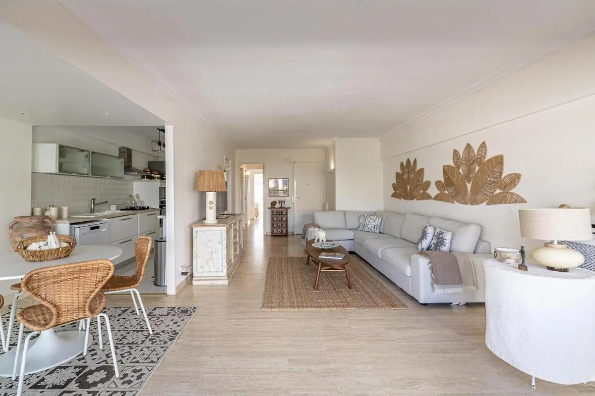 Palm Beach, Sea View Apartment, 100M From Beaches Cannes Apartment