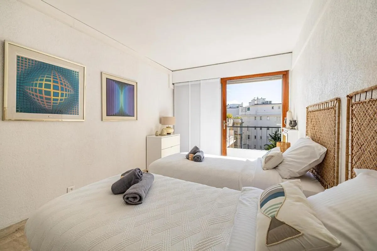 Apartment Palm Beach, Sea View Apartment, 100M From Beaches Cannes